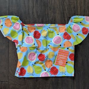 Kortni Jeane Fruit Salad Ruffled Around Top